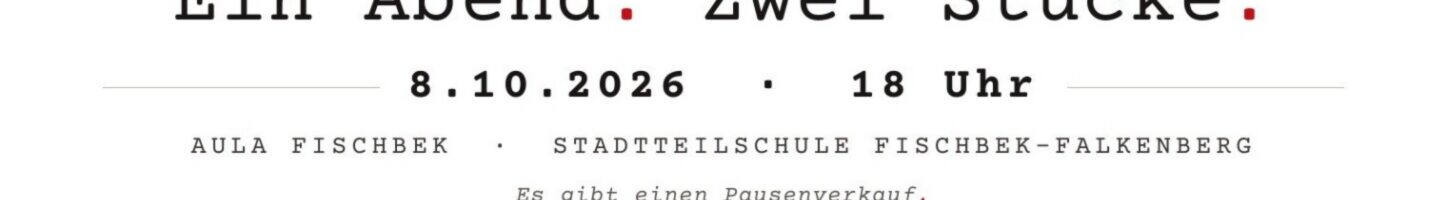 Ankündigung Theateraufführungen