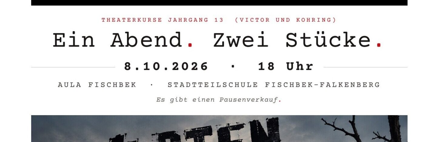 Ankündigung Theateraufführungen